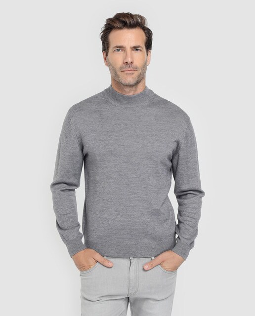 Jersey de hombre gris