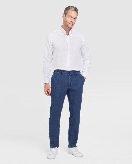 Vaquero de hombre Barbour regular azul