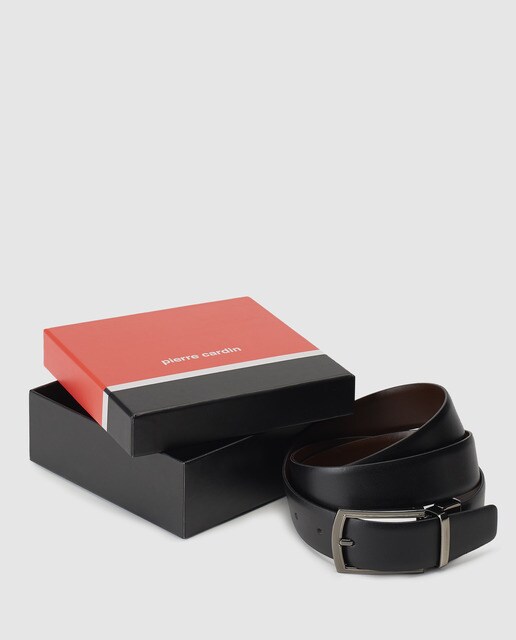 Cinturón de Hombre Pierre Cardin reversible