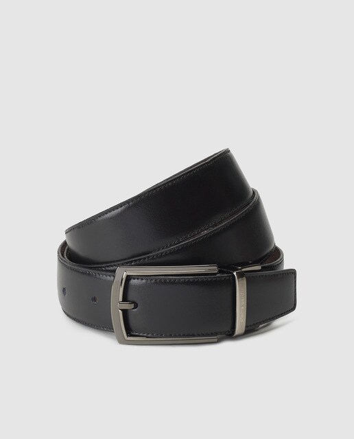 Cinturón de hombre Pierre Cardin de piel reversible