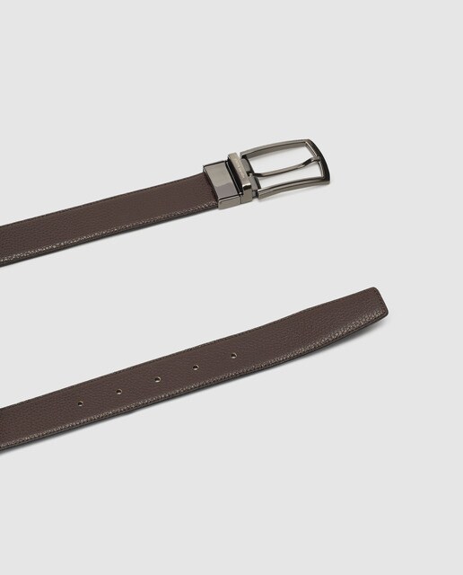 Cinturón de hombre Pierre Cardin de piel reversible