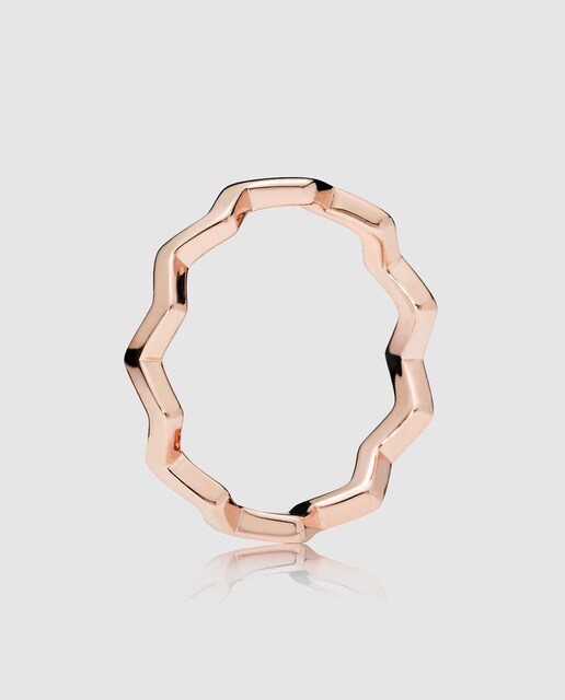 Anillo Rose Zigzag Eterno Pandora