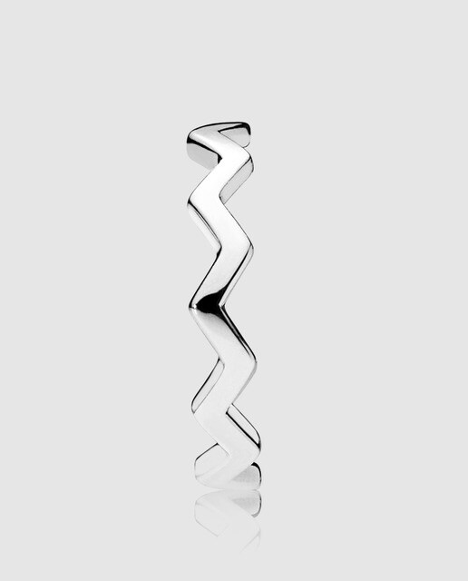 Anillo en plata de ley Zigzag Eterno Pandora
