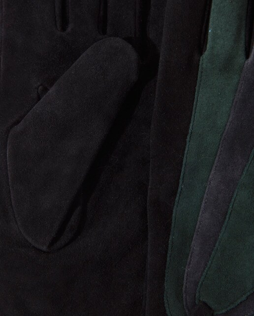 Guantes de mujer Georges Rech de ante con dorso tricolor