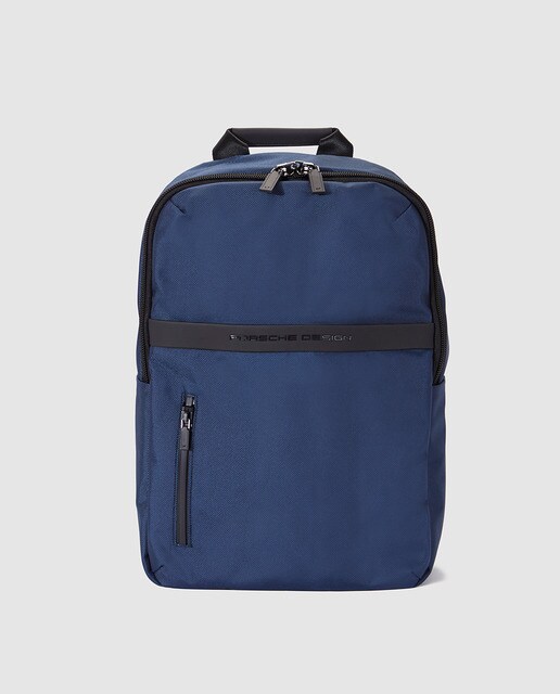 Mochila de hombre Porsche en azul con cremallera
