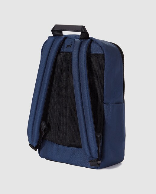 Mochila de hombre Porsche en azul con cremallera