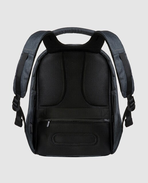 Mochila para el portátil antirrobo unisex XD Design Bobby Compact en azul marino combinada con gris