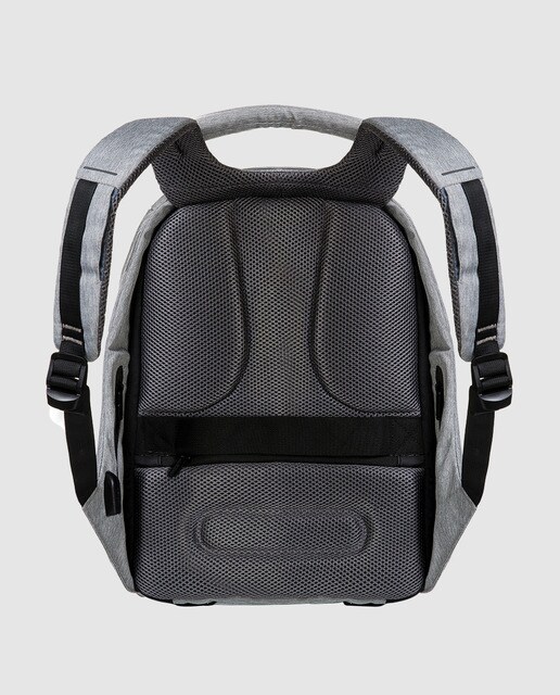 Mochila para el portátil antirrobo unisex XD Design Bobby Compact en verde agua combinada con gris