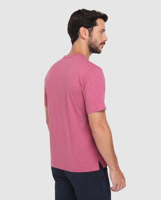 Camiseta de hombre Brooks Brothers roja de manga corta