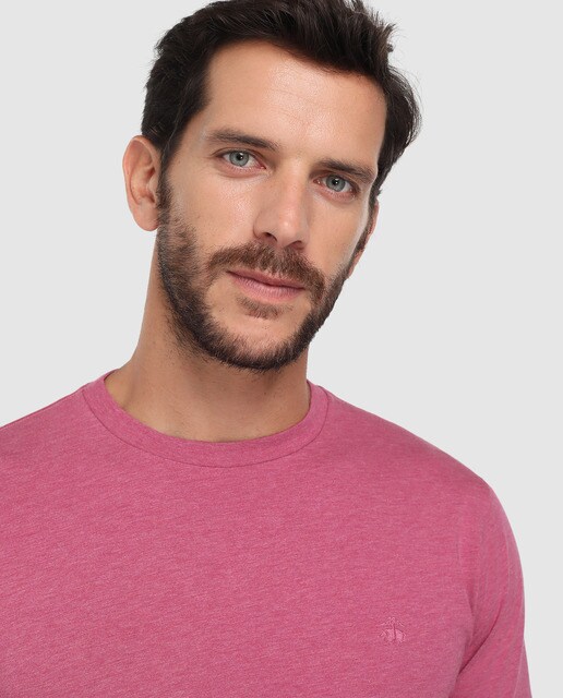 Camiseta de hombre Brooks Brothers roja de manga corta