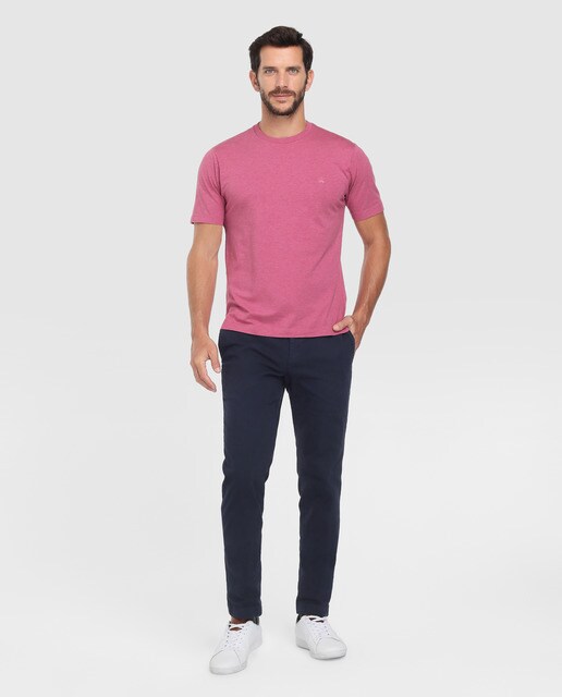 Camiseta de hombre Brooks Brothers roja de manga corta