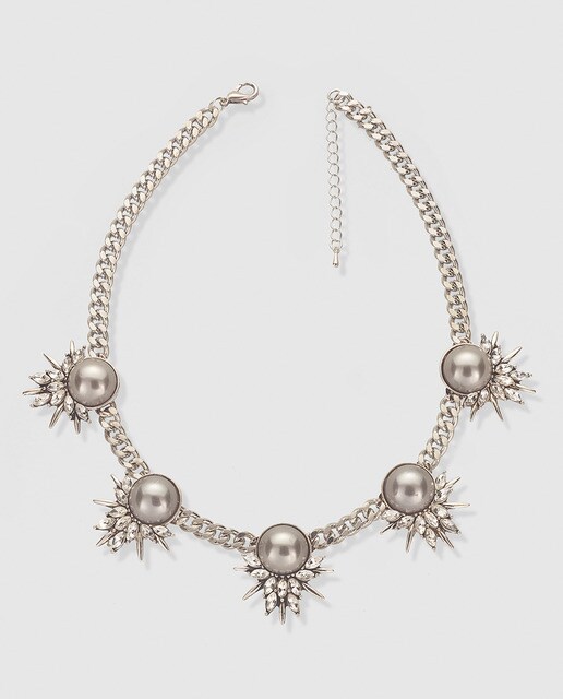 Collar El Corte Inglés perlas grises
