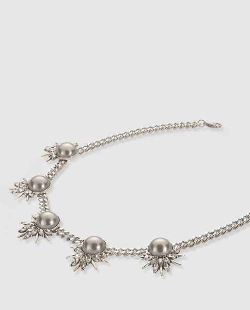 Collar El Corte Inglés perlas grises
