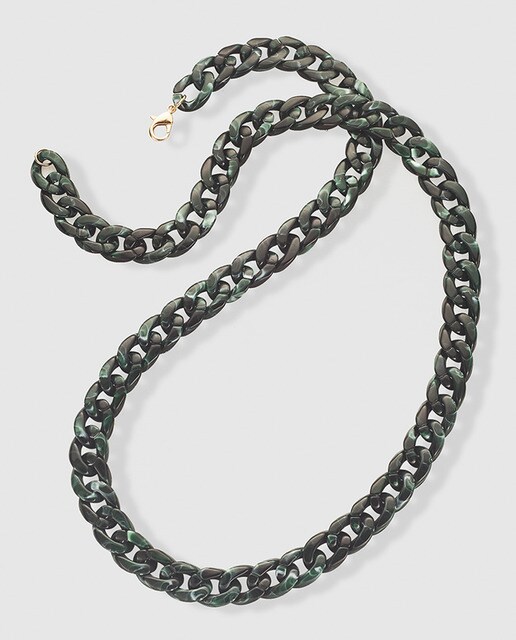 Collar El Corte Inglés largo en verde
