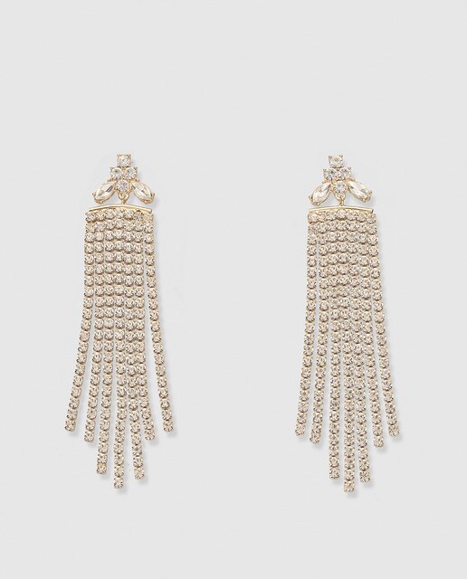 Pendientes El Corte Inglés de strass