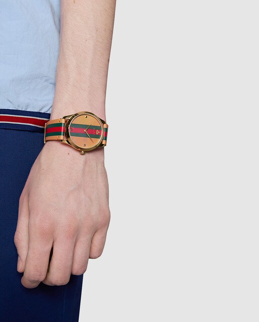 Reloj de mujer Gucci Timeless YA1264077 de piel camel