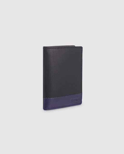 Cartera vertical de hombre El Potro de piel en negro