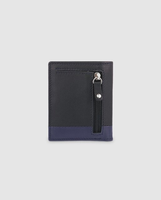 Cartera vertical de hombre El Potro de piel en negro