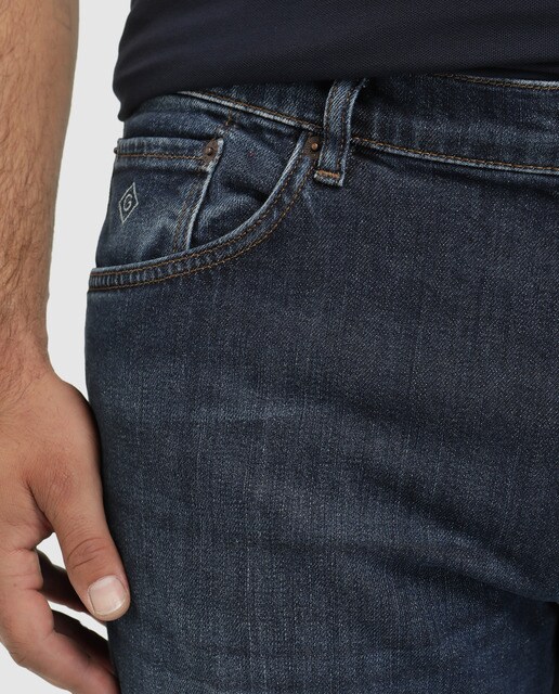 Vaquero de hombre Gant slim azul tallas grandes