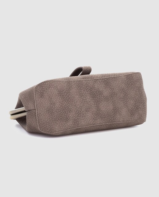 Bolso de mano pequeño de fiesta Abbacino en topo con boquilla
