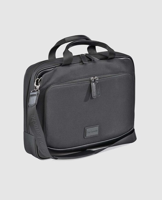Portadocumentos de hombre Guy Laroche en negro con cremallera