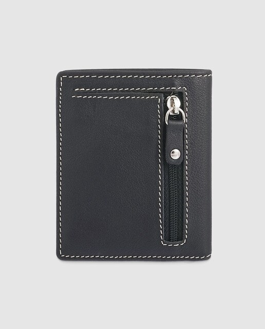 Cartera vertical de hombre El Potro de piel en negro