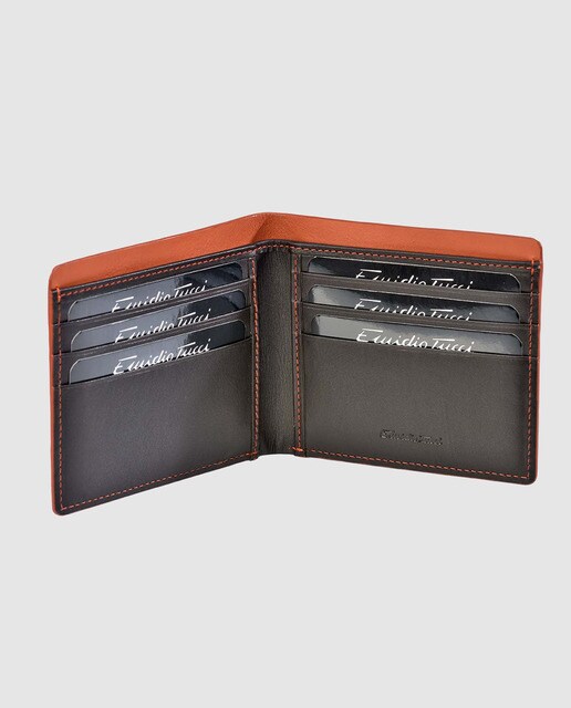 Cartera de hombre Emidio Tucci de piel en marrón