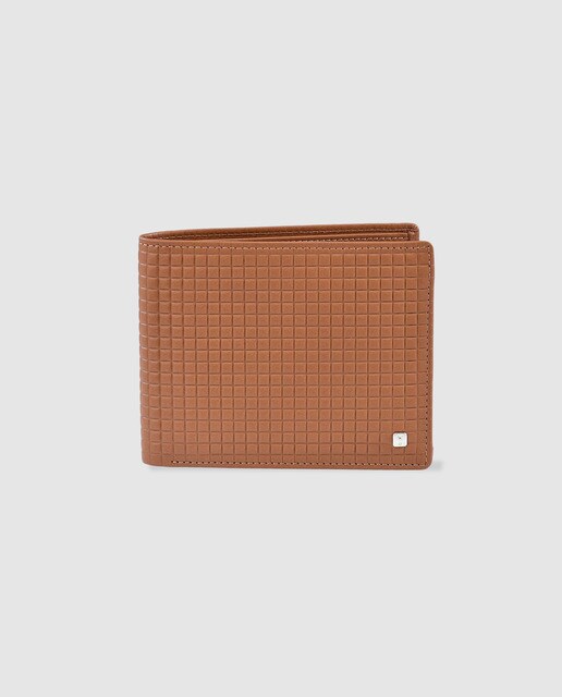 Cartera grande de hombre Yanko de piel en camel tipo americano