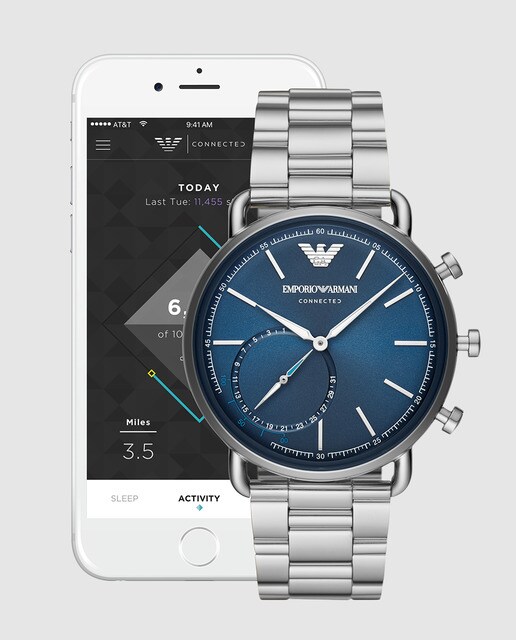 Smartwatch híbrido Emporio Armani ART3028 de acero
