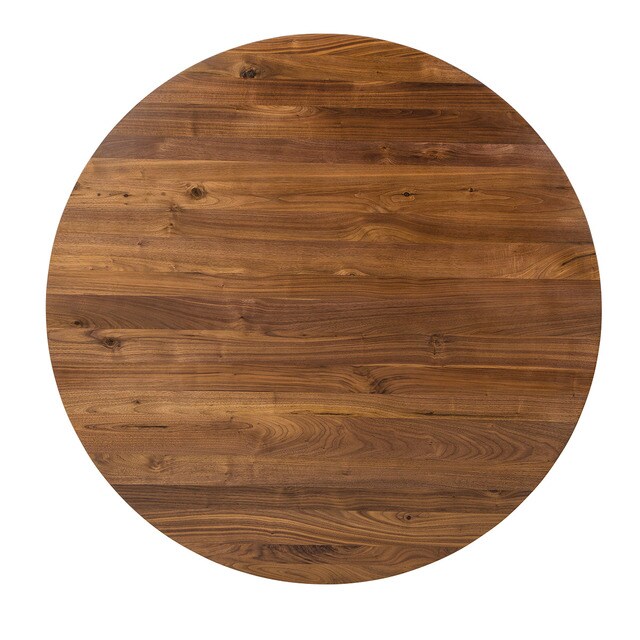 Mesa de comedor de nogal redonda Calia El Corte Inglés
