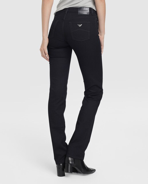 Vaquero pitillo de mujer Emporio Armani en color azul oscuro
