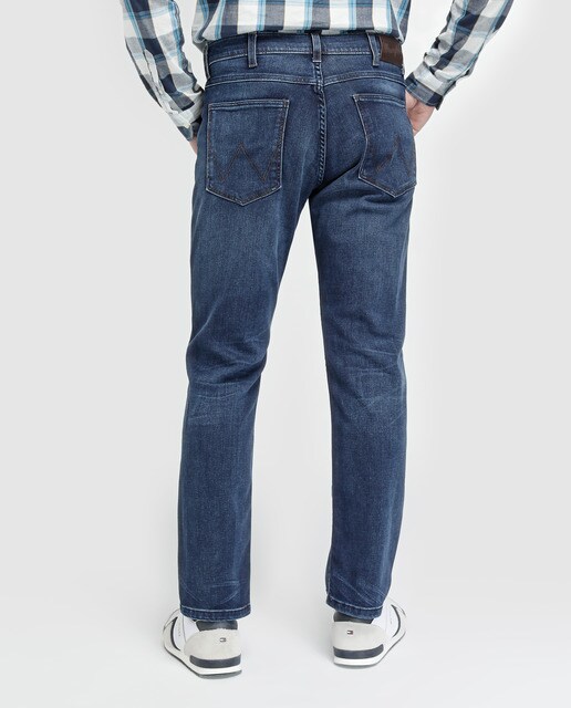 Vaquero de hombre Wrangler Arizona regular azul