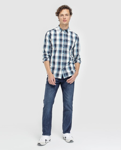 Vaquero de hombre Wrangler Arizona regular azul