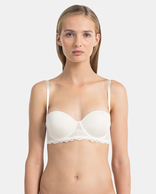 Sujetador Seductive Comfort Calvin Klein balconette con aros y tirantes regulables multiposición