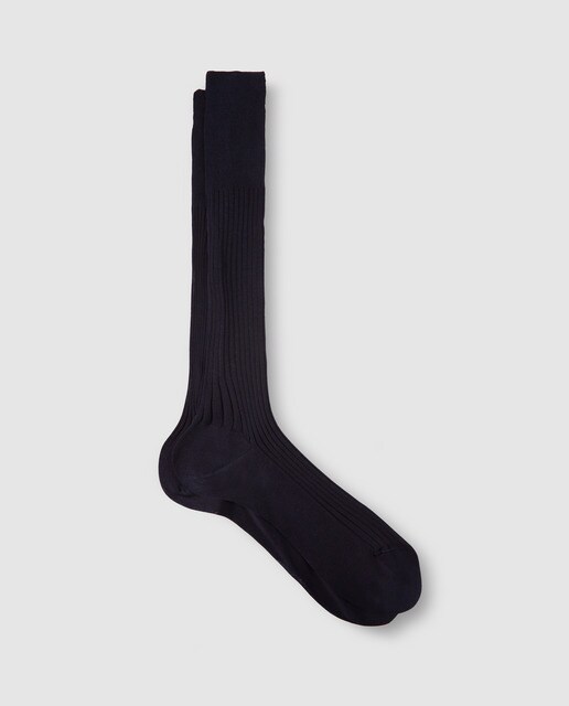 Calcetines altos de hombre Ermenegildo Zegna azules
