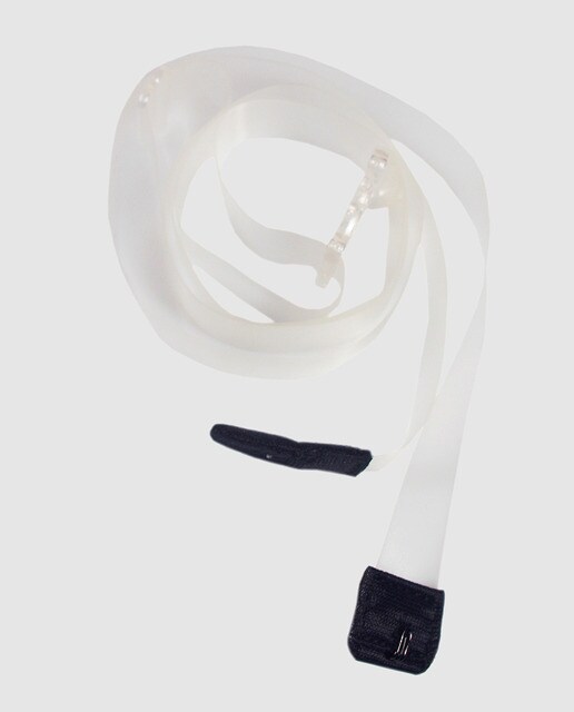 Suspensórios transparentes Low Back Strap de silicone