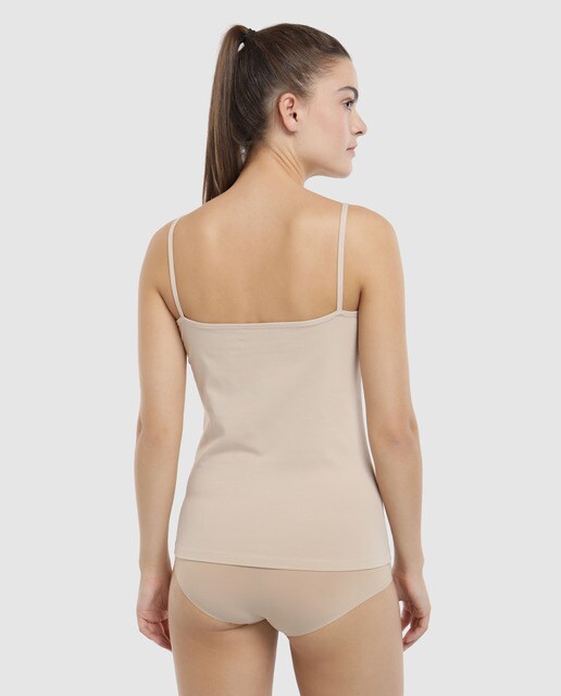 Camiseta interior de mujer Pecado Original de algodón con tirantes