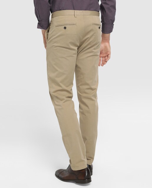 Chino de hombre Tommy Tailored slim beige
