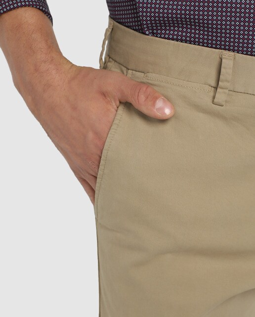 Chino de hombre Tommy Tailored slim beige
