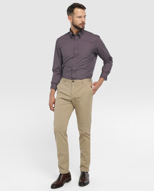 Chino de hombre Tommy Tailored slim beige