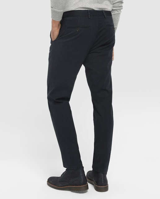 Chino de hombre Tommy Tailored slim azul marino