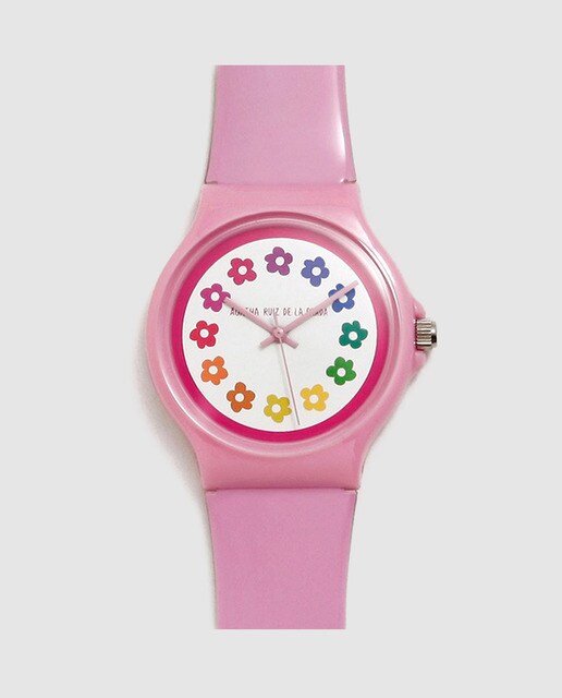 Reloj de mujer Ágatha Ruiz de la Prada Flip AGR46 de PVC rosa