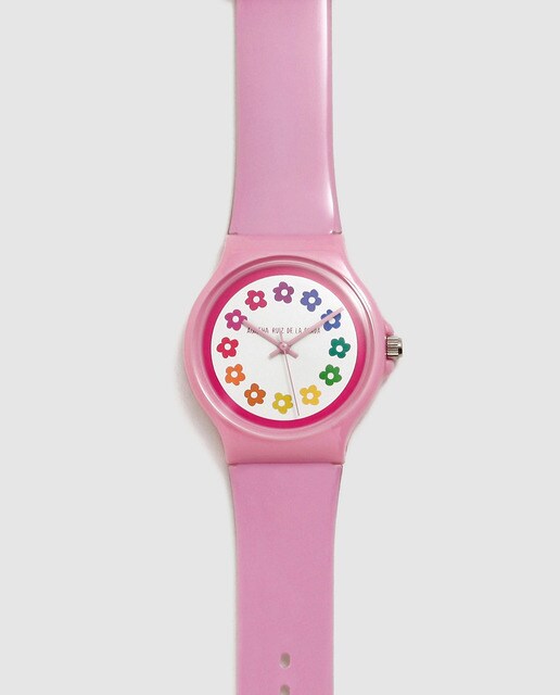 Reloj de mujer Ágatha Ruiz de la Prada Flip AGR46 de PVC rosa