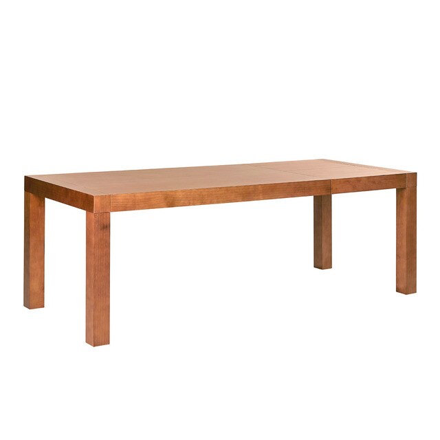 Mesa extensible de pino con acabado cerezo Opra El Corte Inglés