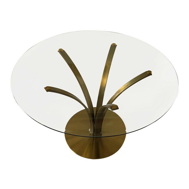 Mesa de comedor de cristal redonda Florida El Corte Inglés
