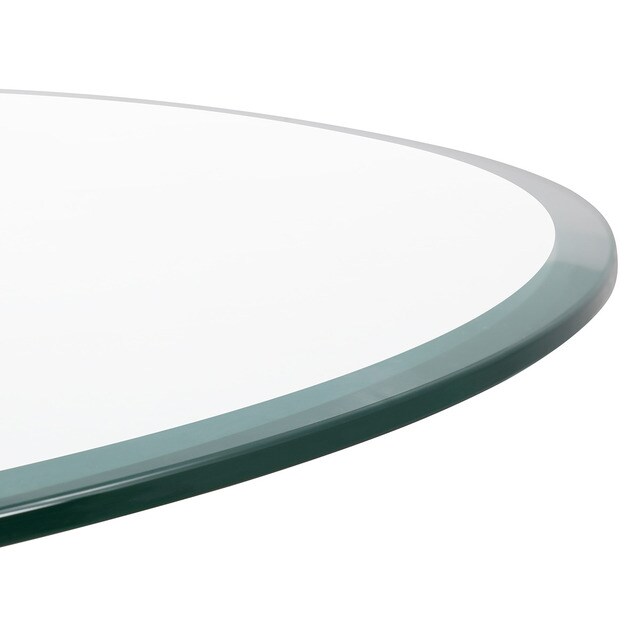 Mesa de comedor de cristal redonda Florida El Corte Inglés