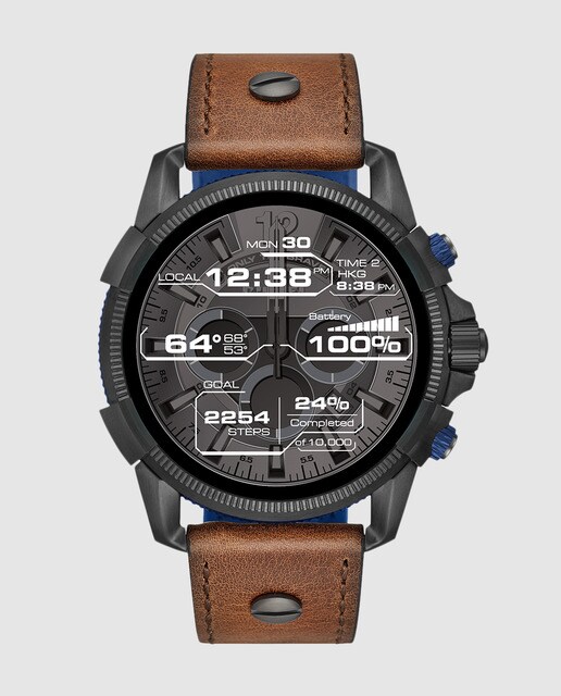 Smartwatch Diesel Full Guard 2.5 DZT 2009 4ª Generación de piel marrón