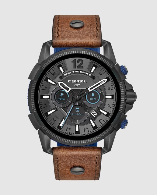 Smartwatch Diesel Full Guard 2.5 DZT 2009 4ª Generación de piel marrón