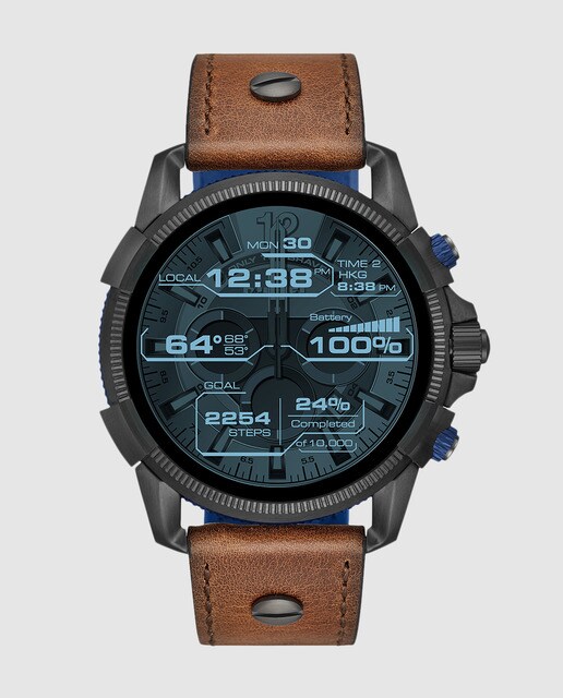 Smartwatch Diesel Full Guard 2.5 DZT 2009 4ª Generación de piel marrón