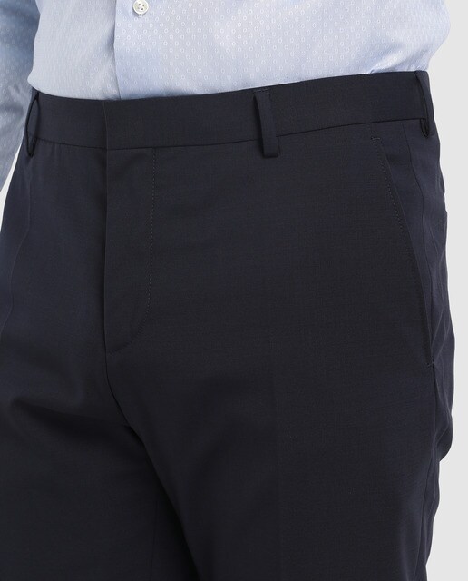 Pantalón de traje de hombre Tommy Tailored regular azul marino